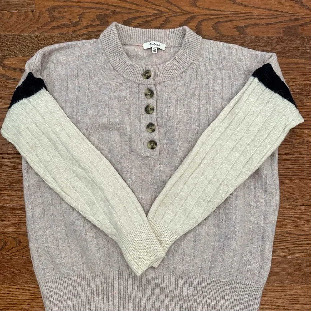 Pink Button-Up Sweater - Picture 6 of 7